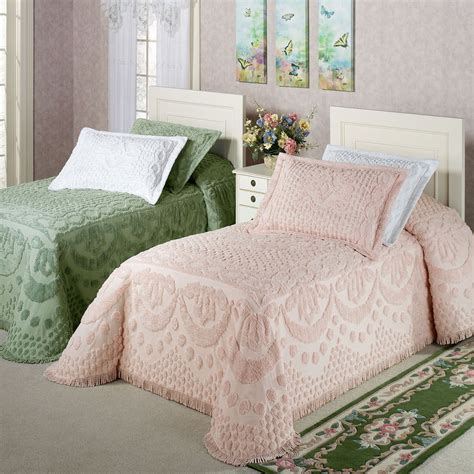 inexpensive chenille bedspreads